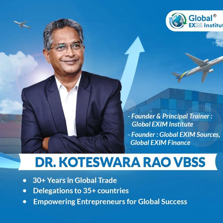 Dr. Koteswara Rao VBSS, Founder and Principal Trainer